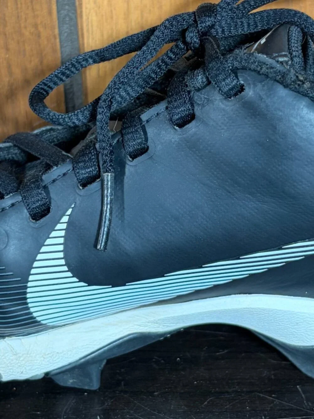 Nike Vapor Ultrafly 3 Keystone Baseball Cleats Black Gray Youth Sz 3Y CZ4984-009
